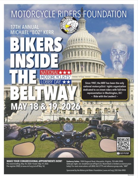 MOTORCYCLE RIDERS FOUNDATION FRIDAY REPORT–
